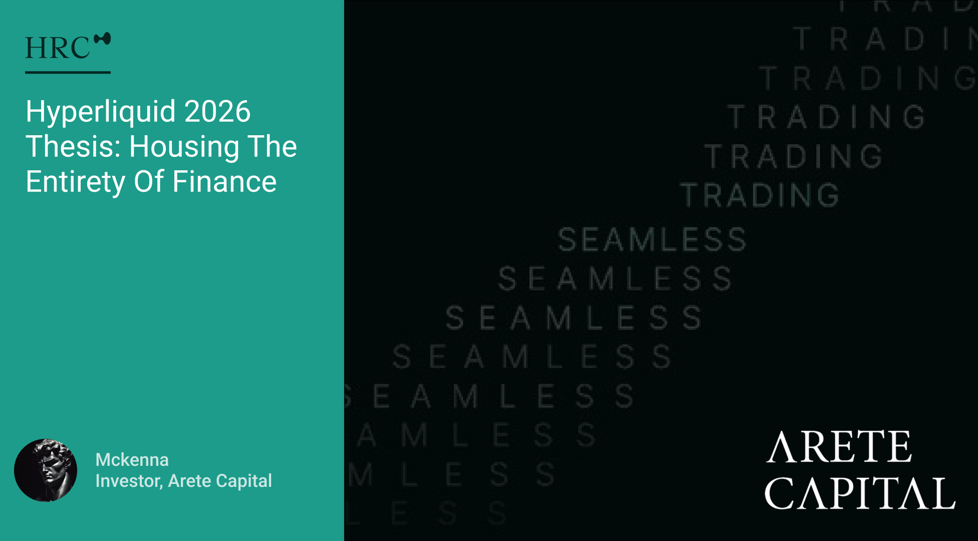 Thèse d'Arete Capital pour Hyperliquid en 2026 : L'infrastructure de toute la finance